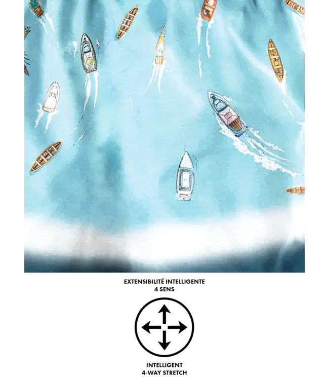 Point Zero 4-Way Stretch Swim Shorts Inseam: 6 1/2"