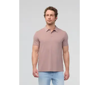 Duer Canada  Air Flow Pique Polo - Hazy Mauve