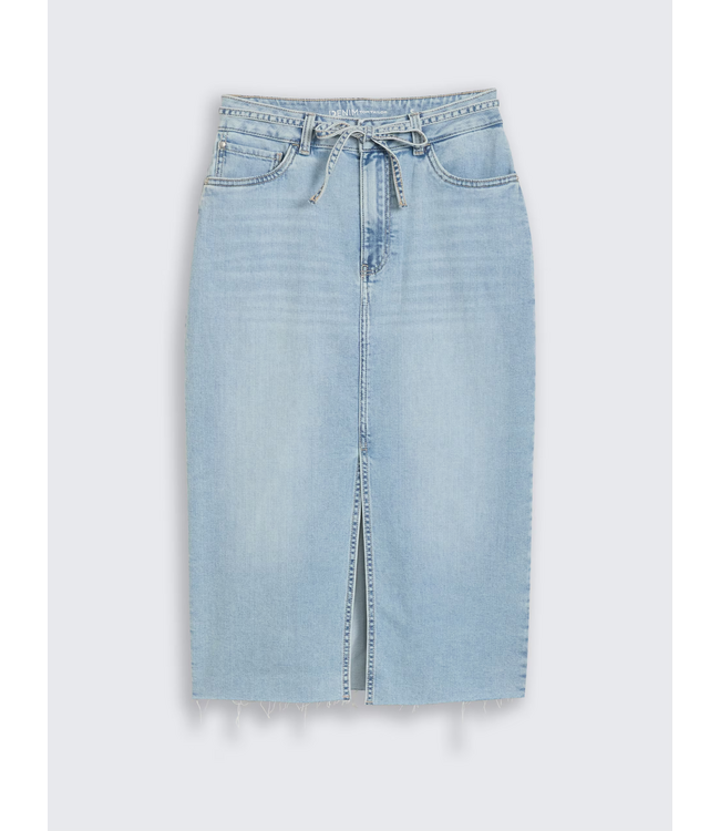Tom Tailor Midi Denim Skirt Stone Denim