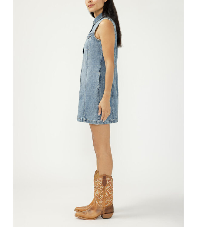 Silver Jeans 90s Denim Mini Dress
