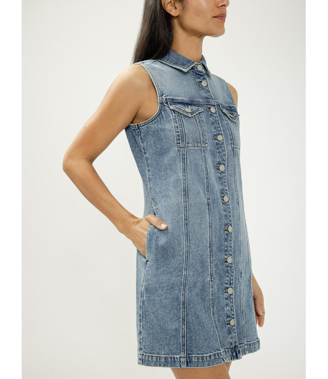 Silver Jeans 90s Denim Mini Dress