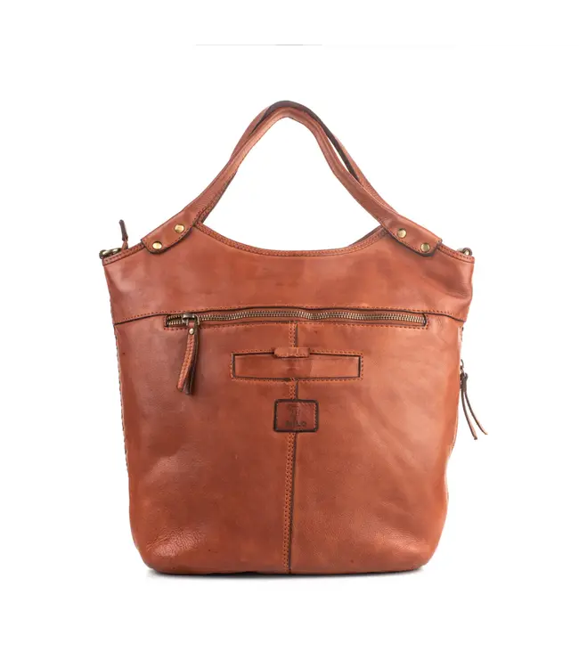 090 Perth - Genuine Leather Classic woven handbag