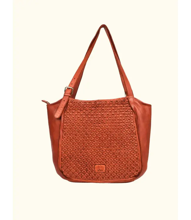 021 Vera Genuine Leather Washed  Bag
