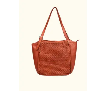 021 Vera Genuine Leather Washed  Bag