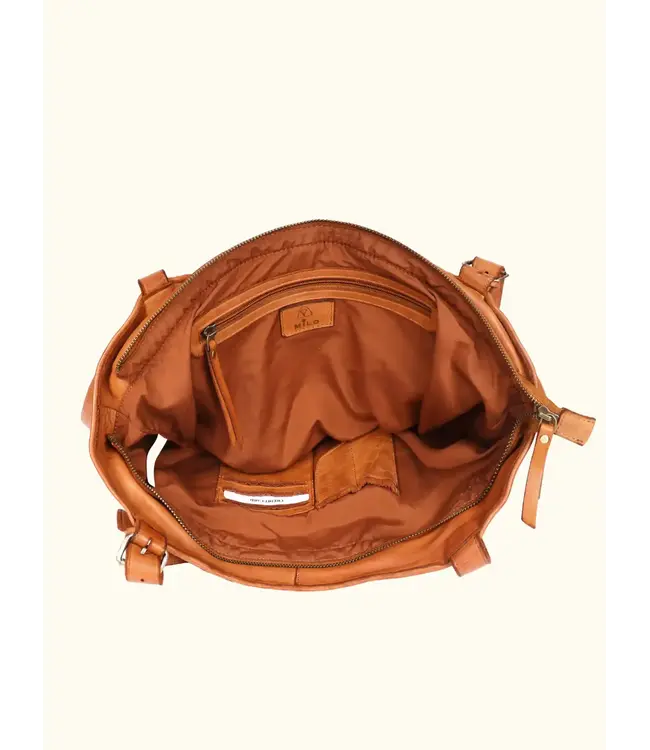 021 Vera Genuine Leather Washed  Bag