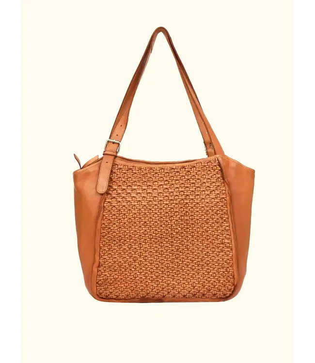 021 Vera Genuine Leather Washed  Bag