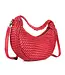 MILO GENUINE LEATHER CANADA 079 Camille Genuine Woven Leather Handbag