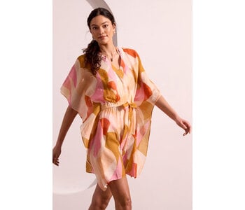Tribal Canada KAFTAN SHORT COVERUP DRESS-