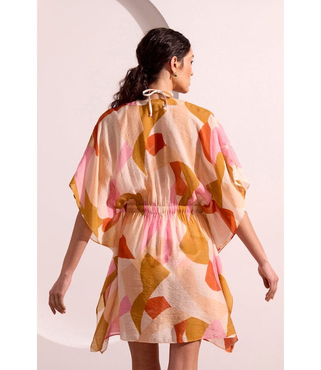Tribal Canada KAFTAN SHORT COVERUP DRESS-