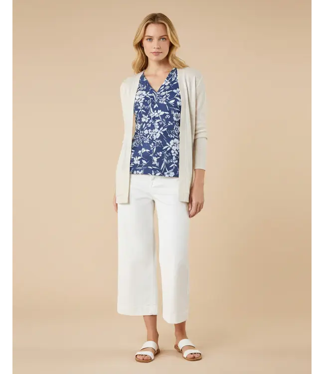 Point Zero FLORAL V-NECK T-SHIRT