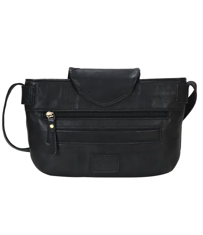 164 Agen - Genuine Leather Woven cross body shoulder bag