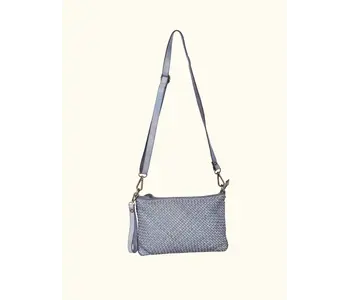 158 Turin - Genuine Leather Woven cross body