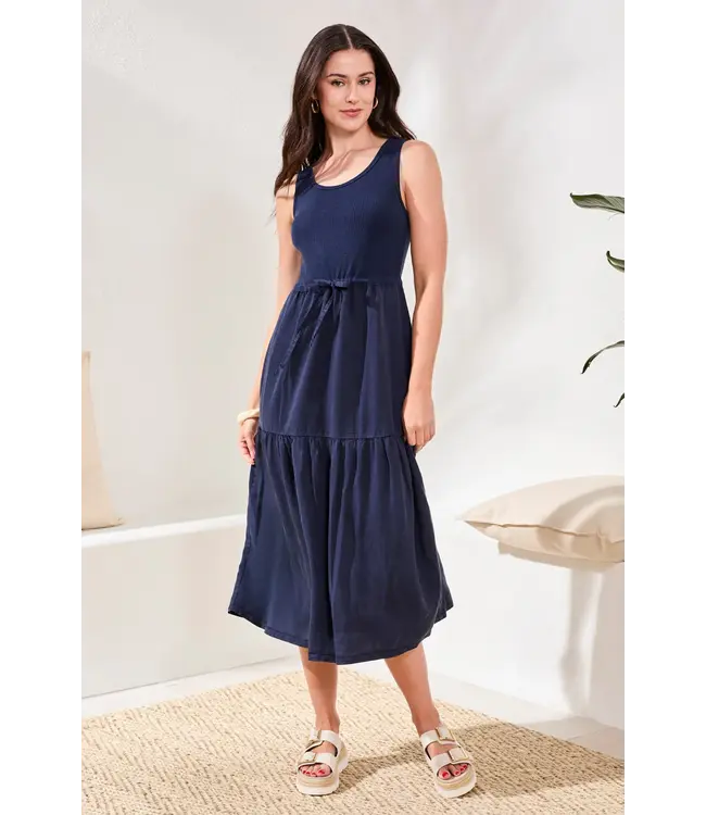 Tribal Canada MIXED MEDIA SLEEVELESS MAXI DRESS