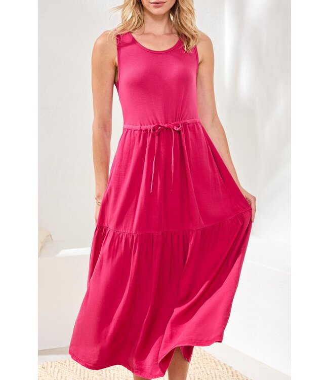 Tribal Canada MIXED MEDIA SLEEVELESS MAXI DRESS