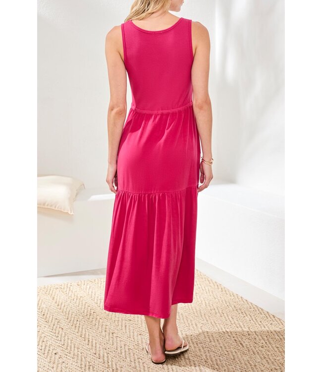 Tribal Canada MIXED MEDIA SLEEVELESS MAXI DRESS