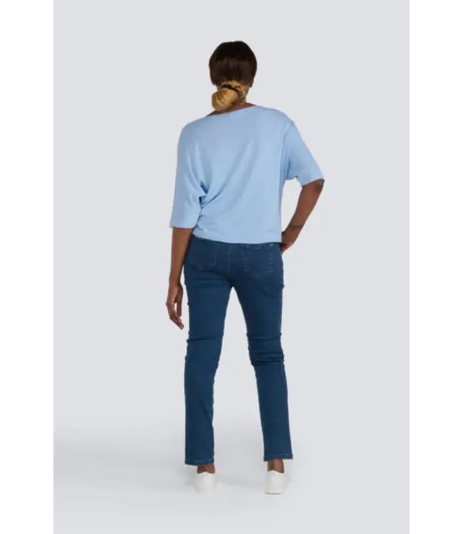 Jessica Laura  Short Sleeve V Neck Sweater
