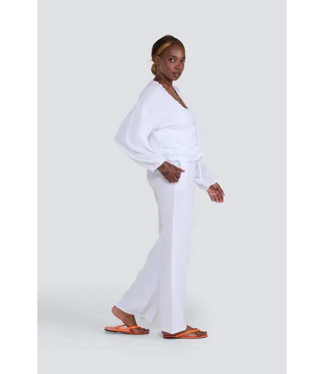 Jessica Laura Waffle Drawstring Pant