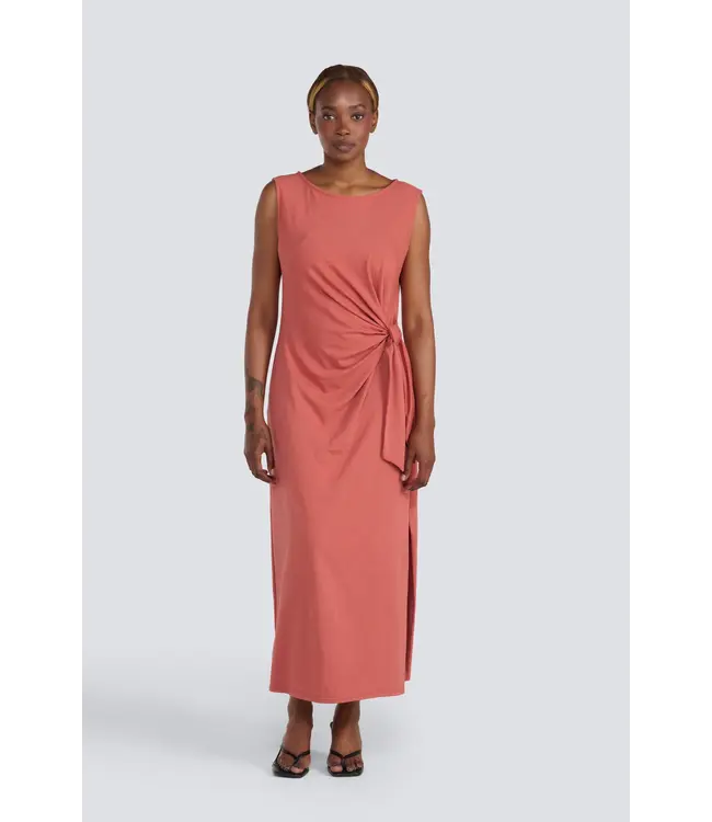 Jessica Laura Round neck tank dress with side knot