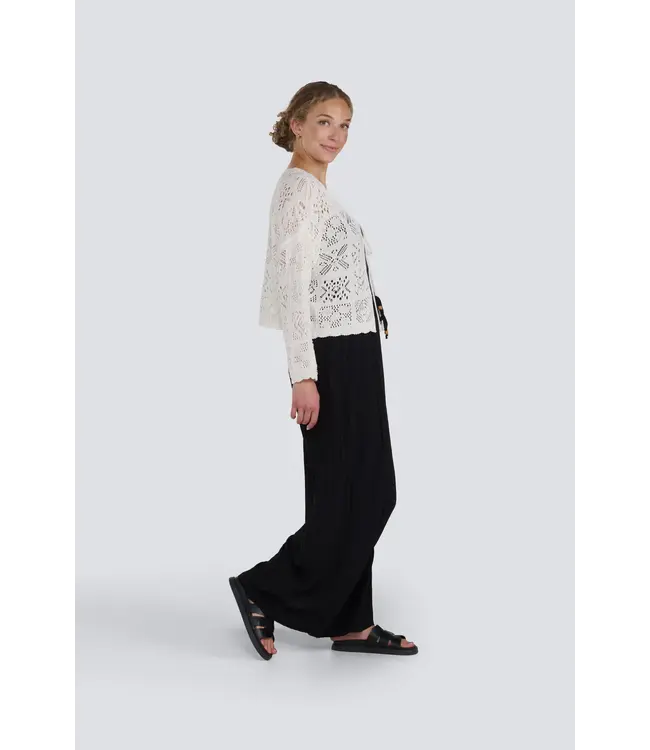Jessica Laura Crochet Tie Front Cardigan