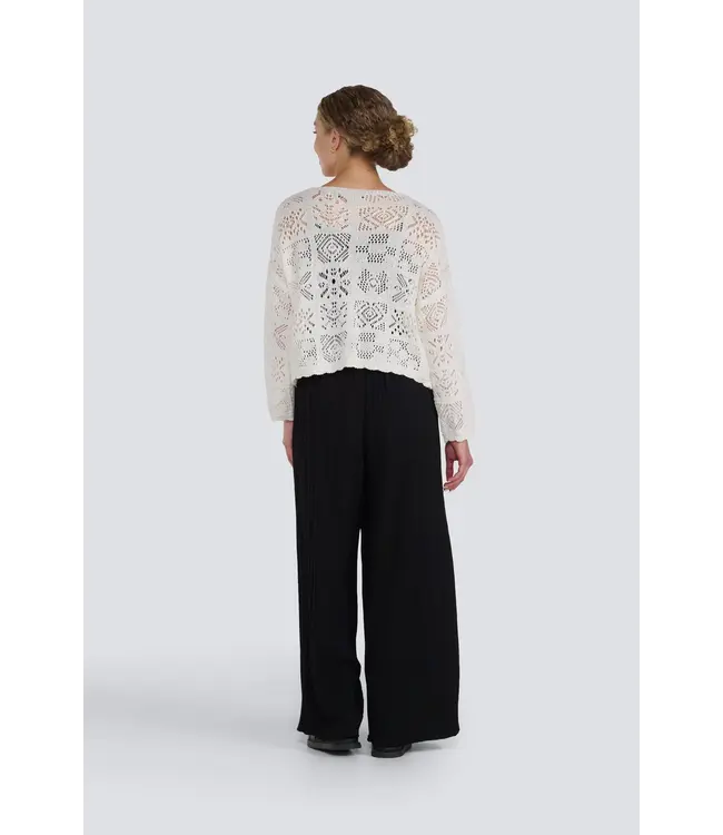 Jessica Laura Crochet Tie Front Cardigan