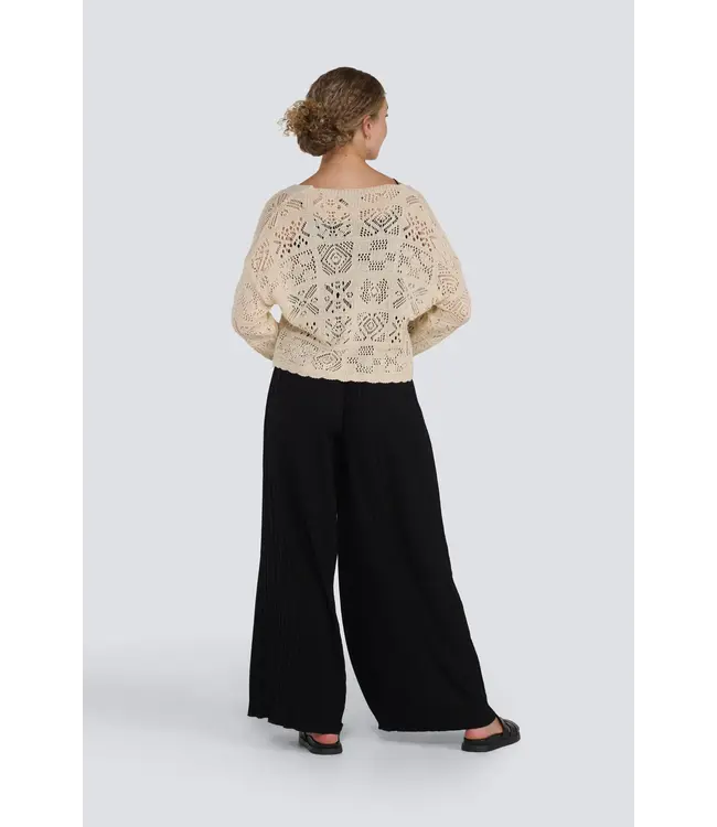 Jessica Laura Crochet Tie Front Cardigan
