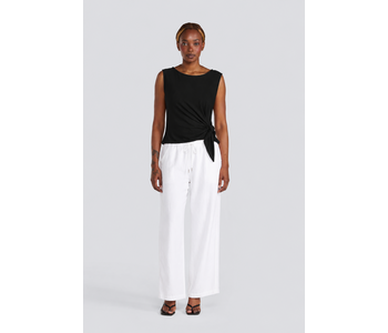Jessica Laura White Relaxed drawstring pant