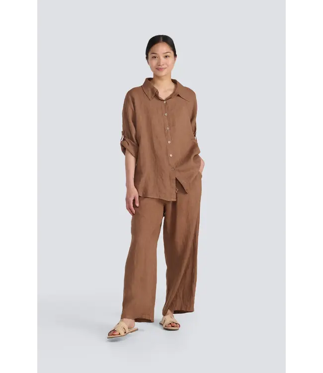 Jessica Laura Linen Oversize Shirt