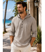 POINT ZERO Point Zero Hooded Pop Over Linen Cotton Shirt POINT ZERO Point Zero Hooded Pop Over Linen Cotton Shirt
