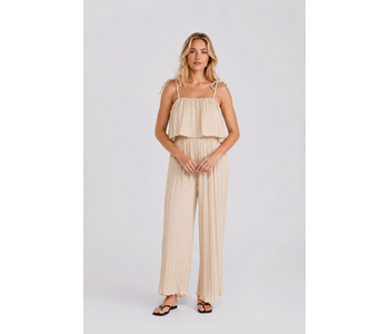 Jessica Laura Black Pleated jumpsuit