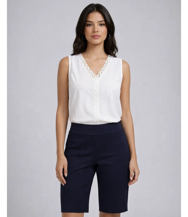 Point Zero Pull On Bermuda Shorts