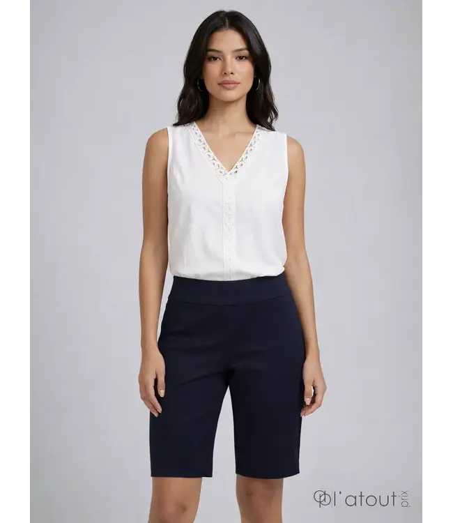 Point Zero Pull On Bermuda Shorts