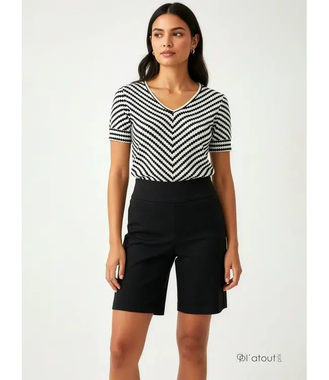 Point Zero Pull On Bermuda Shorts