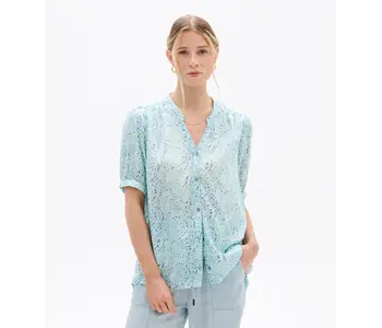 Hatley Ivy Blouse - Beach Glass Ikat