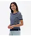HATLEY Hatley Simone Knit Tee - Navy & White Stripes