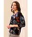 Tribal Canada Tribal Soft Yarn Three-Quarter Sleeve Crewneck Sweater