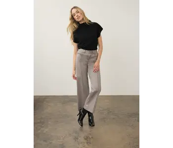 FDJ - EURO TWILL OLIVIA WIDE LEG JEAN