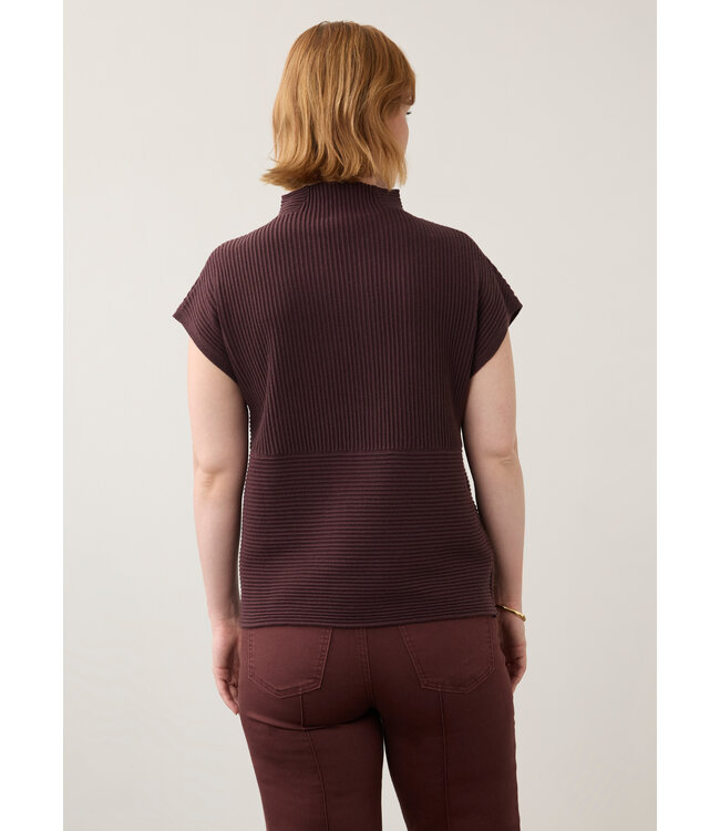 FDJ Ottoman Cap Sleeve  Sweater