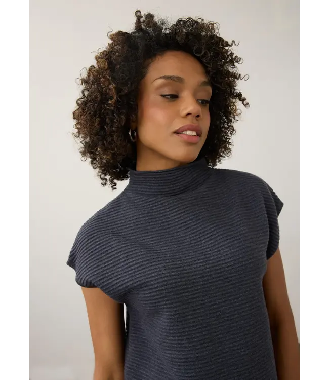 FDJ Ottoman Cap Sleeve  Sweater