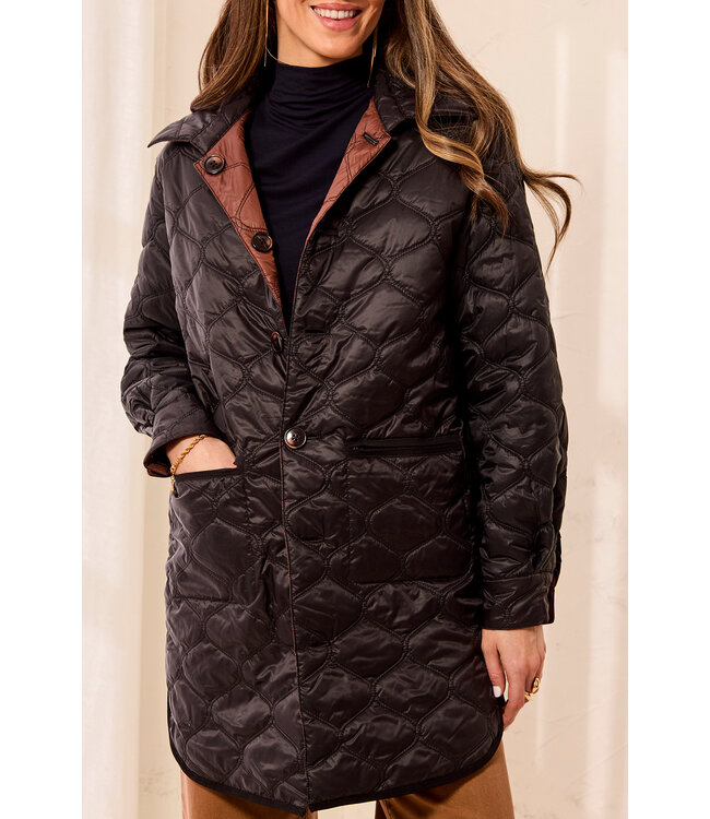 Tribal Canada Reversible Quilted Jacket