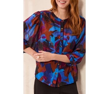 Tribal Canada  Flowy Dolman Sleeve Blouse