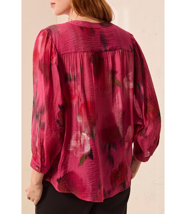 Tribal Canada  Flowy Dolman Sleeve Blouse