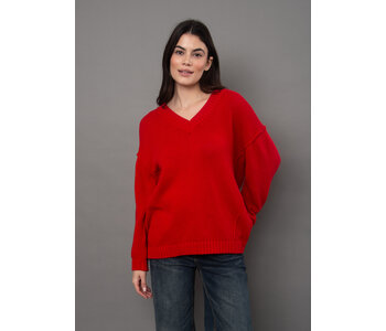 RD Style Long Sleeve V Neck Sweater