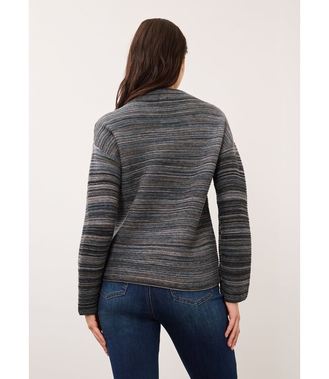 FDJ - SPACE DYE MOCK NECK SWEATER