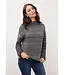 FDJ FRENCH DRESSING FDJ - SPACE DYE MOCK NECK SWEATER