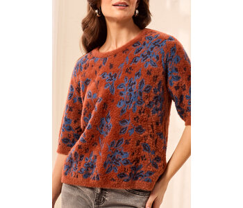 Tribal Canada  Elbow Sleeve Crew Sweater