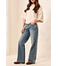 Tribal Canada Tribal Canada Sophia Curvy 3D Flower Jeans