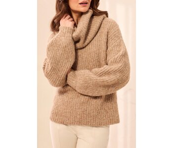 Tribal Canada Drama Funnel Neck Sweater