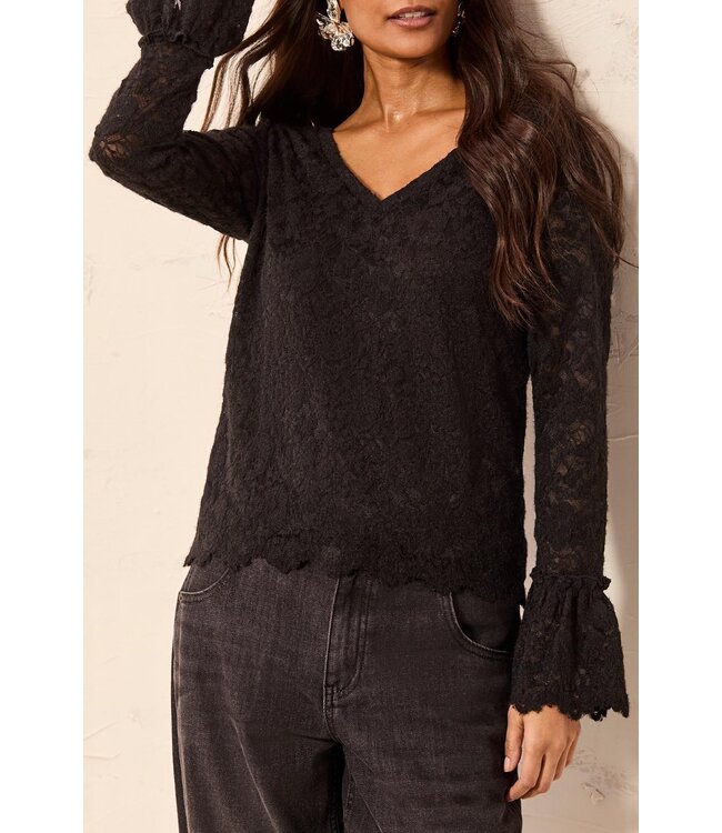 Tribal Canada Wear 2 Ways Dance Lace Blouse