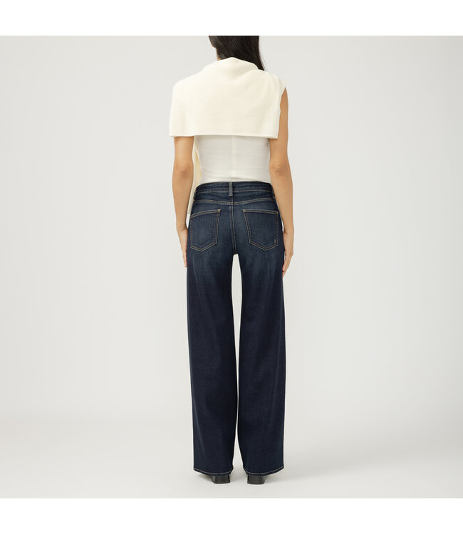 Silver Jeans Suki Mid Rise Wide Leg
