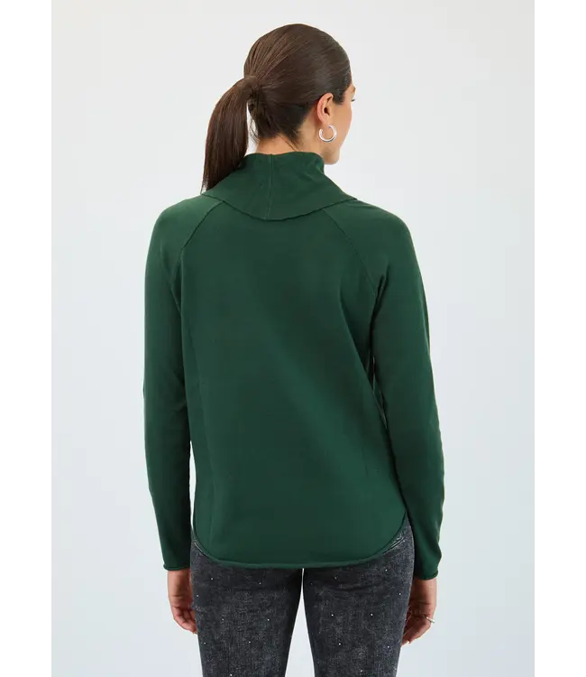FDJ Cowl Neck Sweater with Pockets
